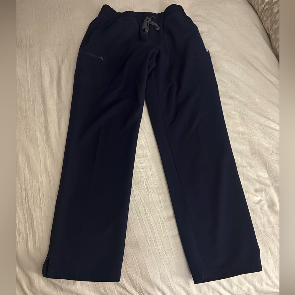 Figs tall navy scrub pants